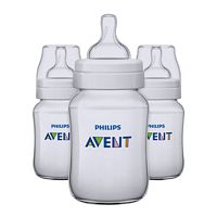 Avent Classic Plus Feeding Bottle 0m Plus 3-Pack 125ml